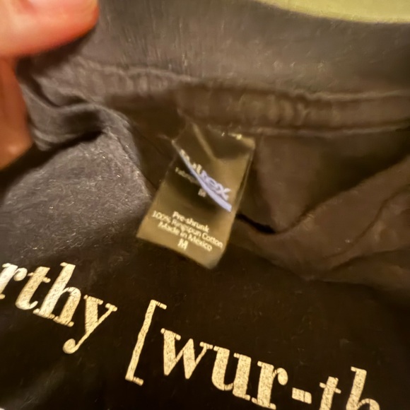 “I AM WORTHY”/Religious Quote T-Shirt for Women (M)|Black - Picture 4 of 4